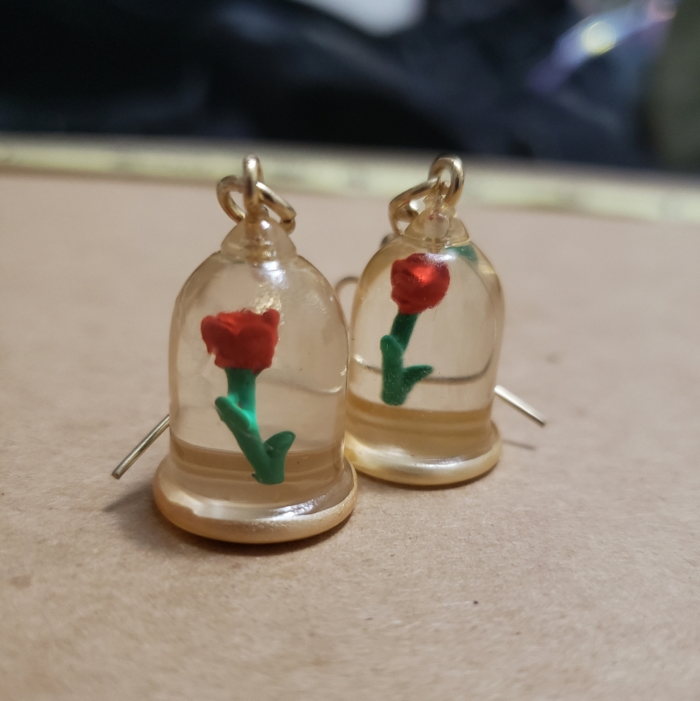 Beauty and the Beast "Rose" Earring